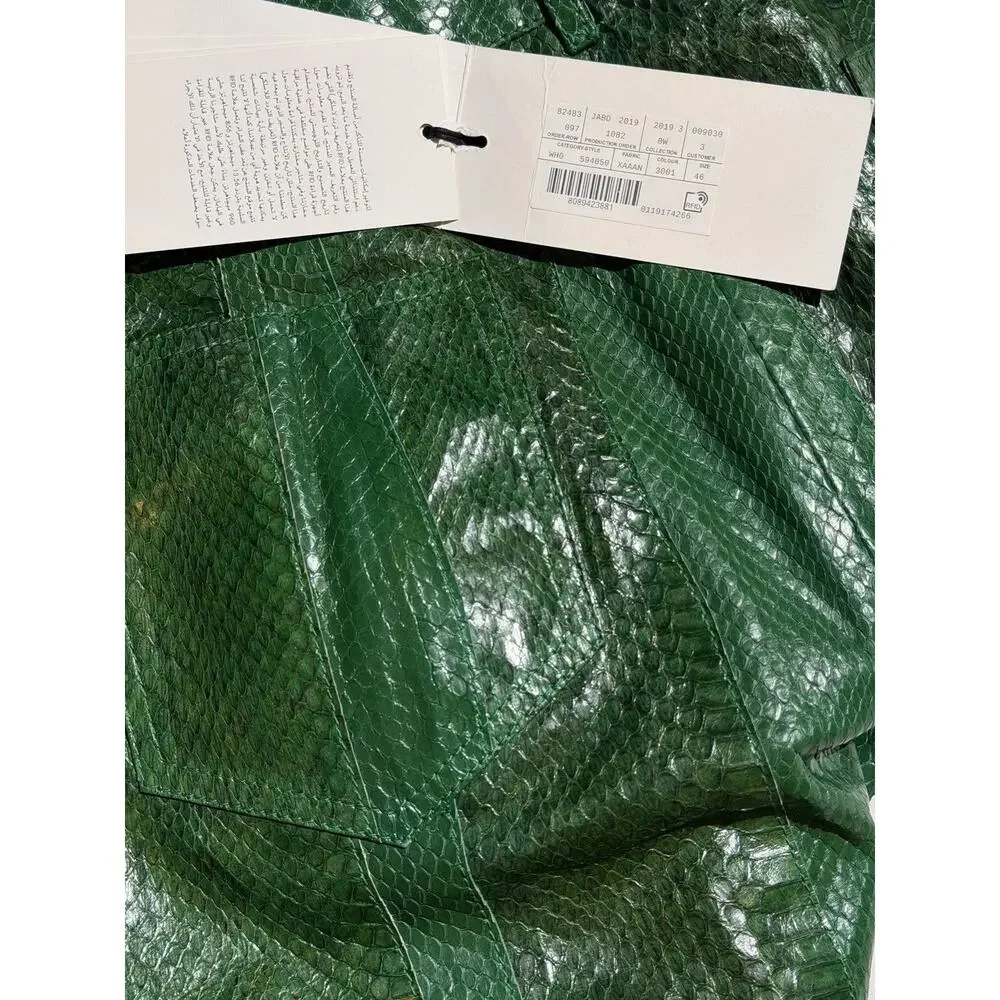 $7,000 FW19 runway python leather pant